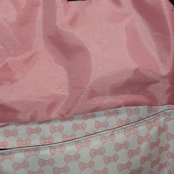 TupperWare Hello Kitty pink and brown big insulated shoulder tote diaper bag - Picture 6 of 9